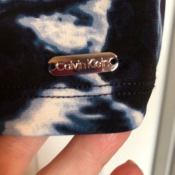 Calvin Klein - 🎉HP c 2 🎉 NWT - L Sz XS Everyday Crew Neck Chiffon Sleeve Blouse - Picture 6 of 14